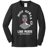 Murder Mystery Dinner Playing Victim Crime Dinner Kids Long Sleeve Shirt