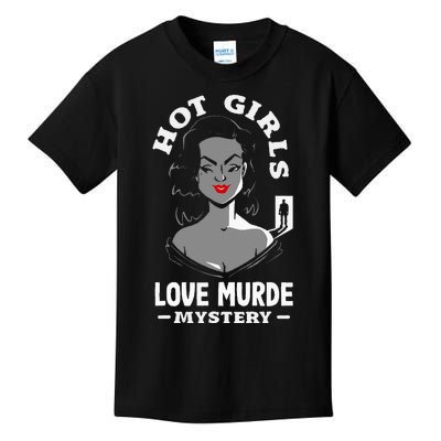 Murder Mystery Dinner Playing Victim Crime Dinner Kids T-Shirt