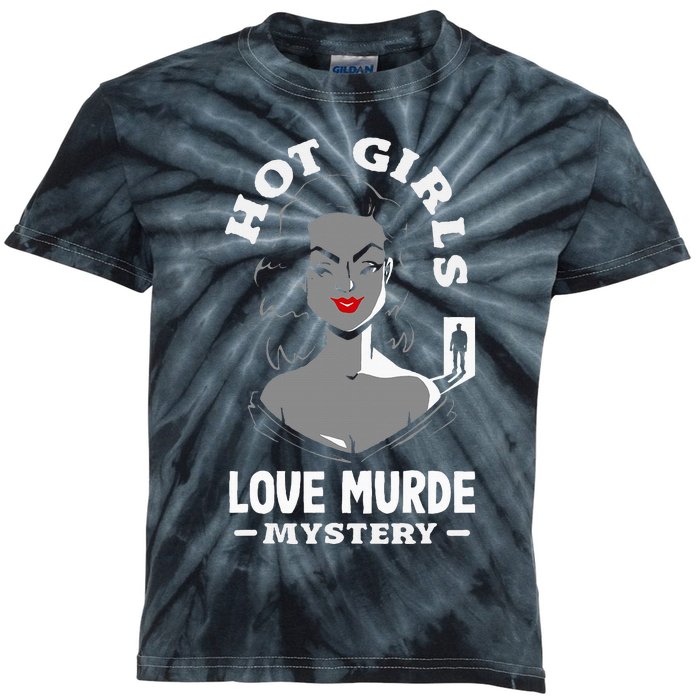 Murder Mystery Dinner Playing Victim Crime Dinner Kids Tie-Dye T-Shirt