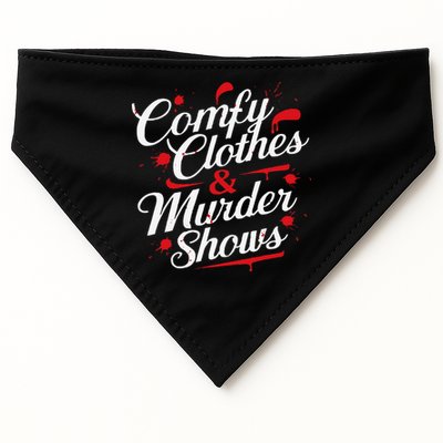 Murder Mystery Detective Documentary True Crime USA-Made Doggie Bandana