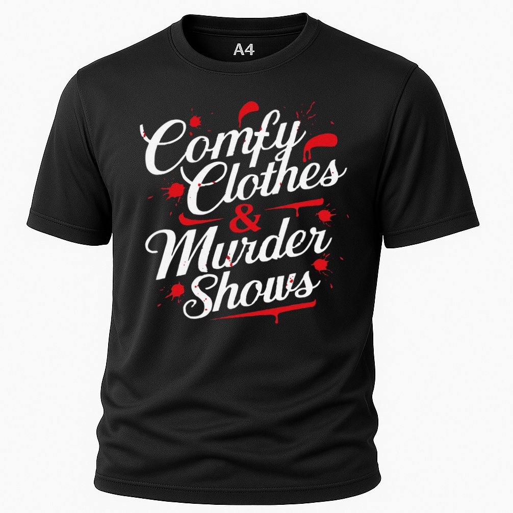 Murder Mystery Detective Documentary True Crime Cooling Performance Crew T-Shirt