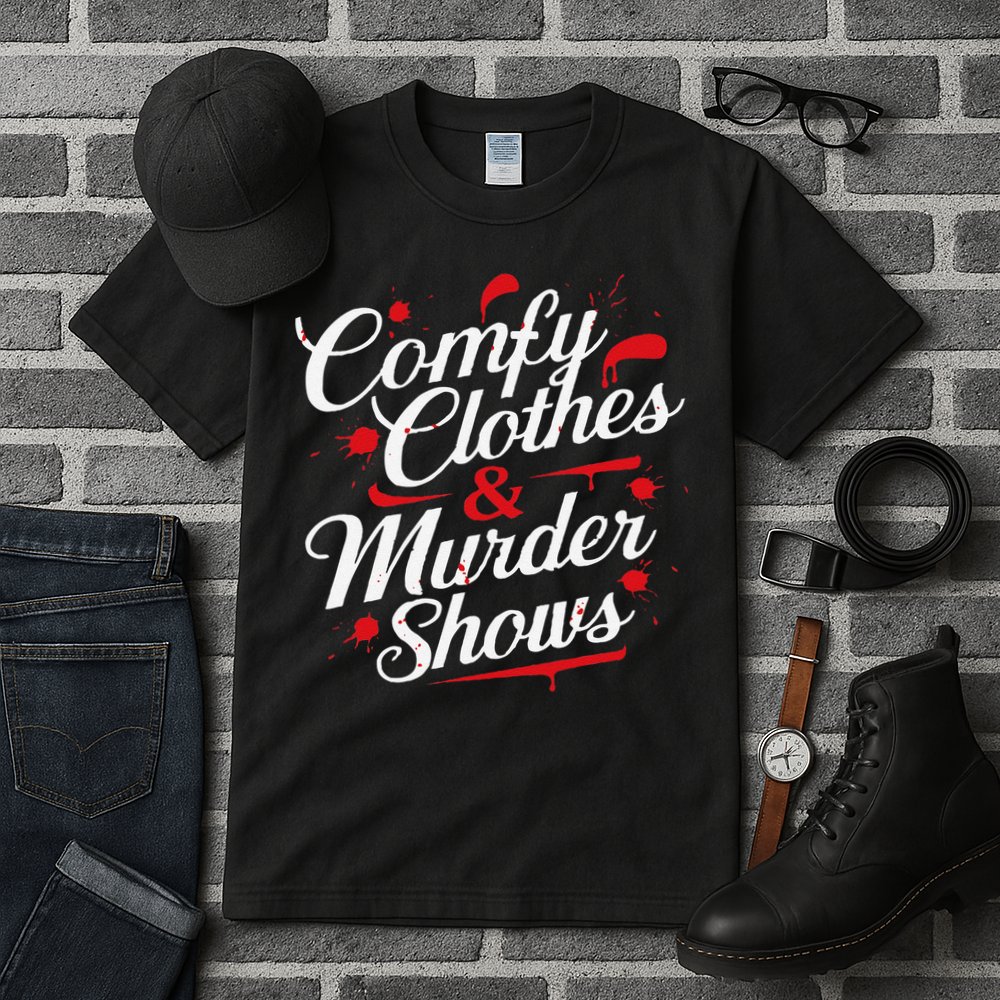 Murder Mystery Detective Documentary True Crime Tall T-Shirt