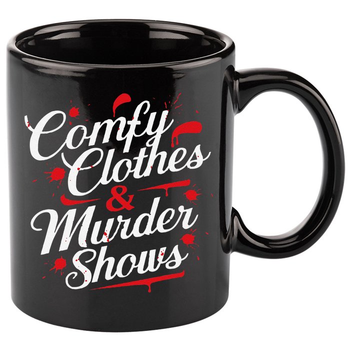 Murder Mystery Detective Documentary True Crime 11oz C Handle Ceramic Mug