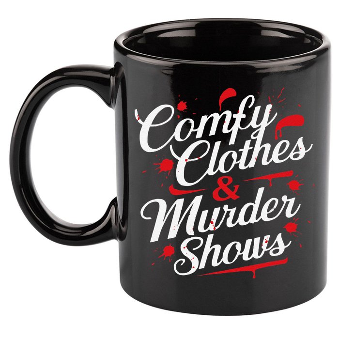 Murder Mystery Detective Documentary True Crime 11oz C Handle Ceramic Mug