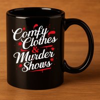 Murder Mystery Detective Documentary True Crime 11oz C Handle Ceramic Mug