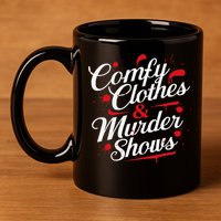 Murder Mystery Detective Documentary True Crime 11oz C Handle Ceramic Mug