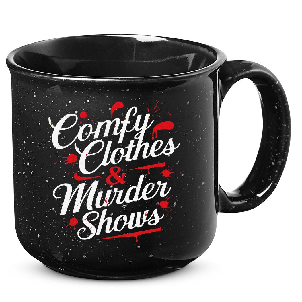 Murder Mystery Detective Documentary True Crime 15oz Campfire Ceramic Mug