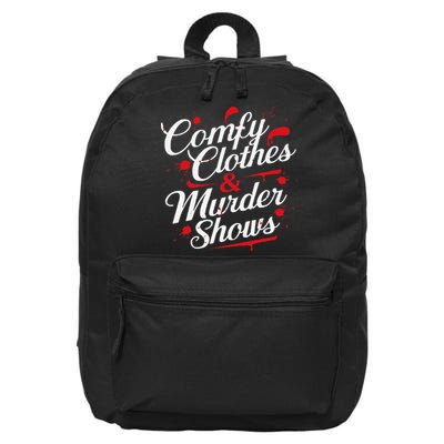 Murder Mystery Detective Documentary True Crime 16 in Basic Backpack