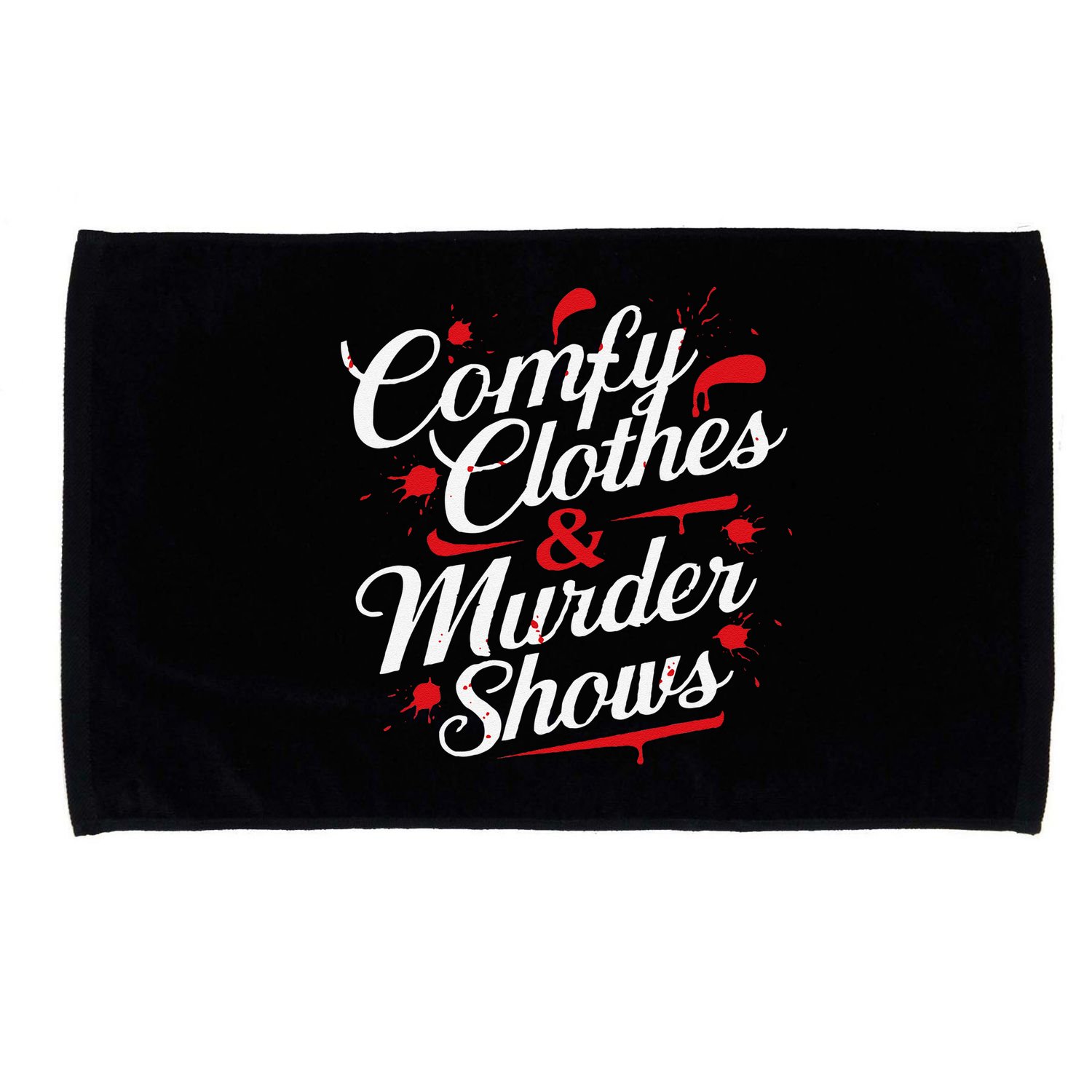 Murder Mystery Detective Documentary True Crime Microfiber Hand Towel