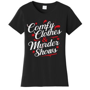 Murder Mystery Detective Documentary True Crime Women's T-Shirt