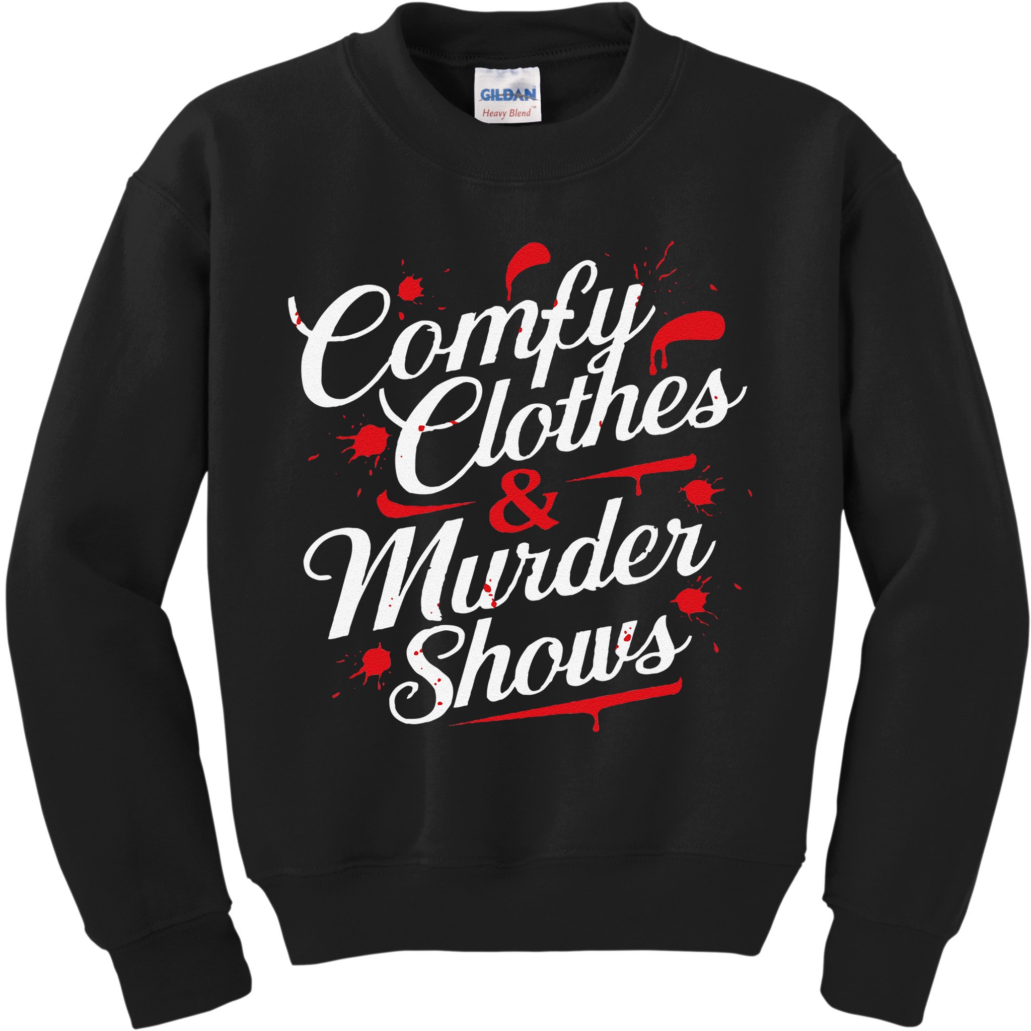 Murder Mystery Detective Documentary True Crime Kids Sweatshirt