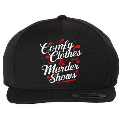 Murder Mystery Detective Documentary True Crime Wool Snapback Cap