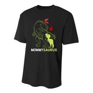 Mommysaurus Mommy Dinosaur Baby Mommy Mother's Day Youth Performance Sprint T-Shirt