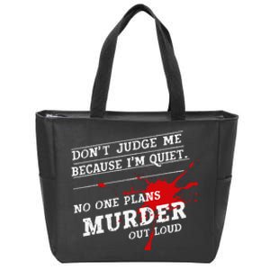 Murder Mystery Detective Documentary True Crime Zip Tote Bag