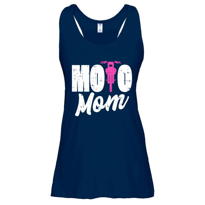 Motorcycle Motocross Dirt Bike Racing Moto Mom Gift Ladies Essential Flowy Tank