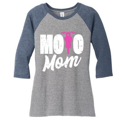 Motorcycle Motocross Dirt Bike Racing Moto Mom Gift Women's Tri-Blend 3/4-Sleeve Raglan Shirt