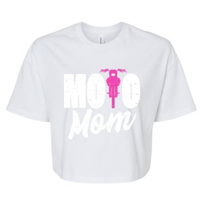 Motorcycle Motocross Dirt Bike Racing Moto Mom Gift Bella+Canvas Jersey Crop Tee