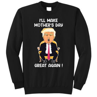 Make MotherS Day Great Again Mom Ltsp Funny Donald Trump Sweatshirt