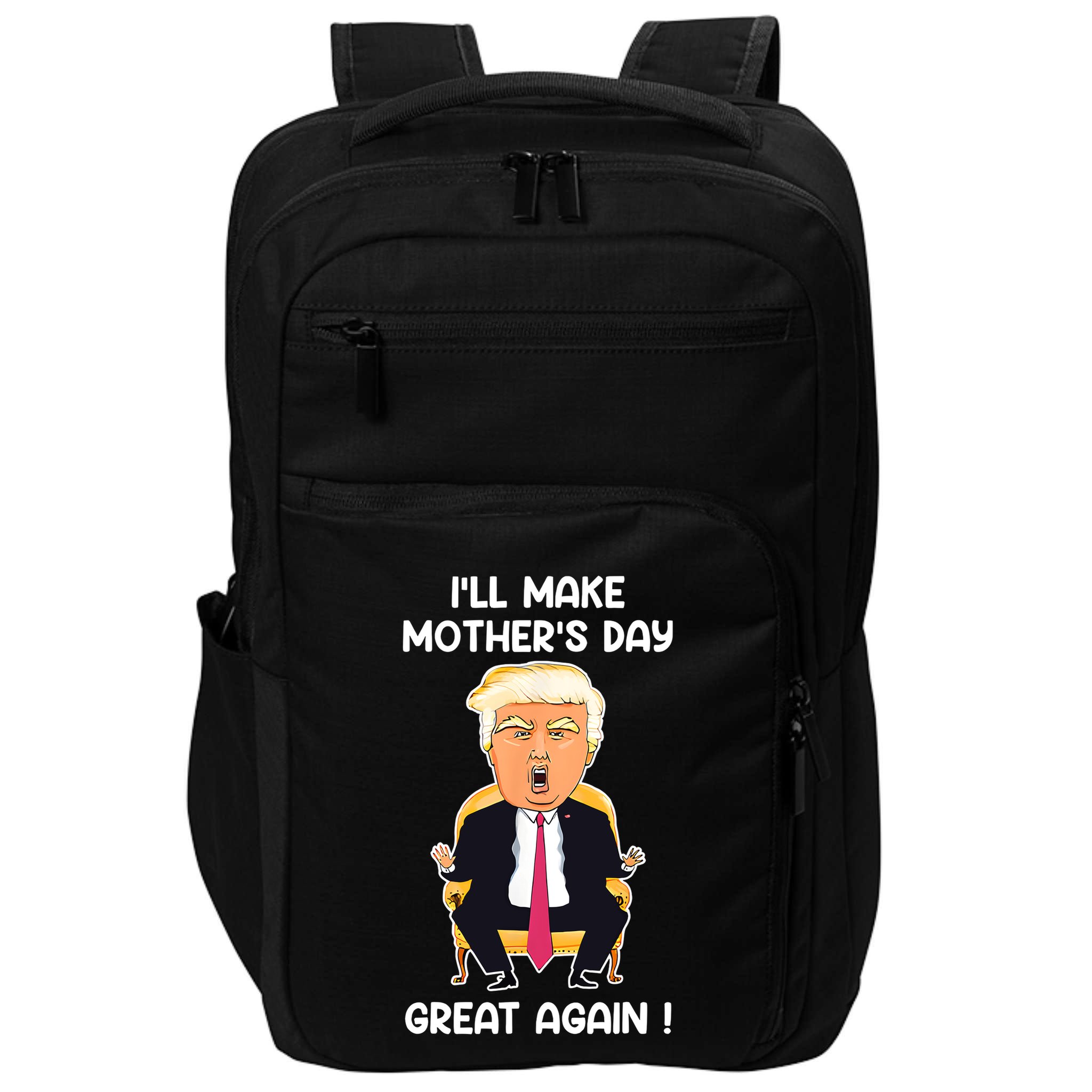 Make MotherS Day Great Again Mom Ltsp Funny Donald Trump Impact Tech Backpack