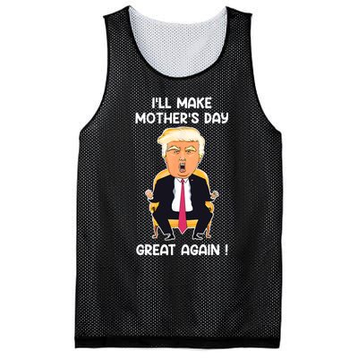 Make MotherS Day Great Again Mom Ltsp Funny Donald Trump Mesh Reversible Basketball Jersey Tank