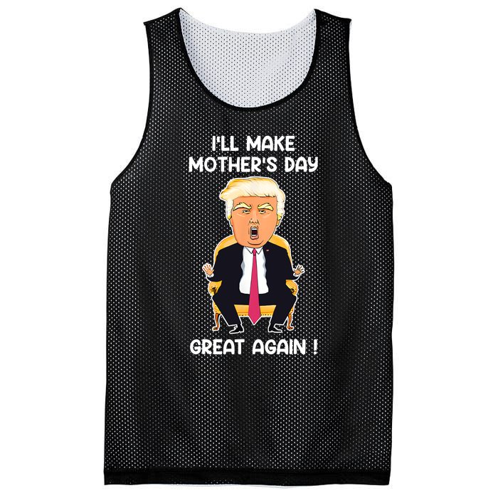 Make MotherS Day Great Again Mom Ltsp Funny Donald Trump Mesh Reversible Basketball Jersey Tank