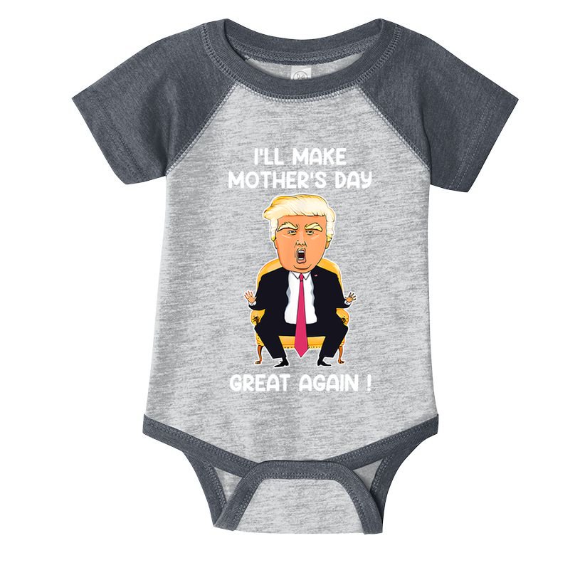 Make MotherS Day Great Again Mom Ltsp Funny Donald Trump Infant Baby Jersey Bodysuit