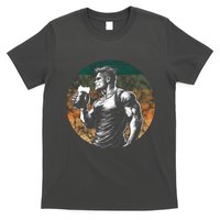 Muscular Man Drinking Beer T-Shirt