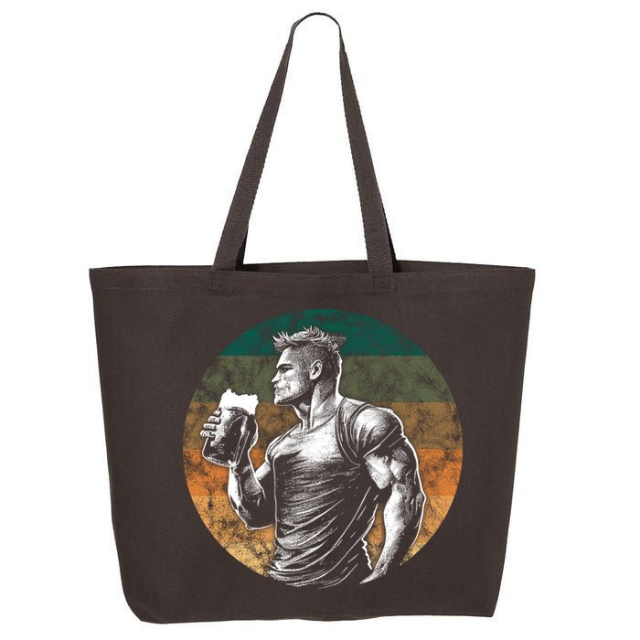 Muscular Man Drinking Beer 25L Jumbo Tote
