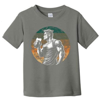 Muscular Man Drinking Beer Toddler T-Shirt