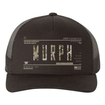 Murph Memorial Day Workout Wod Badass Military Workout Gift Yupoong Adult 5-Panel Trucker Hat