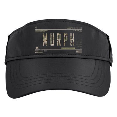 Murph Memorial Day Workout Wod Badass Military Workout Gift Adult Drive Performance Visor