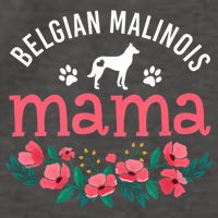 Malinois Mama Dog Women Belgian Malinois Dog Lover Mom Vector Backpack