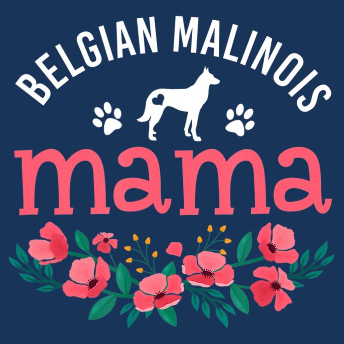 Malinois Mama Dog Women Belgian Malinois Dog Lover Mom Tall T-Shirt