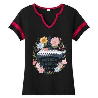 Matching Mother Daughter Cruise Family Trip Ladies Halftime Notch Neck Tee