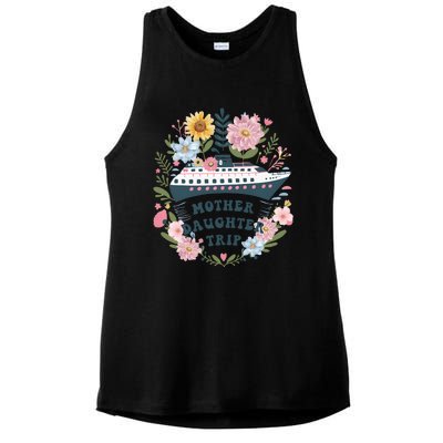 Matching Mother Daughter Cruise Family Trip Ladies PosiCharge Tri-Blend Wicking Tank