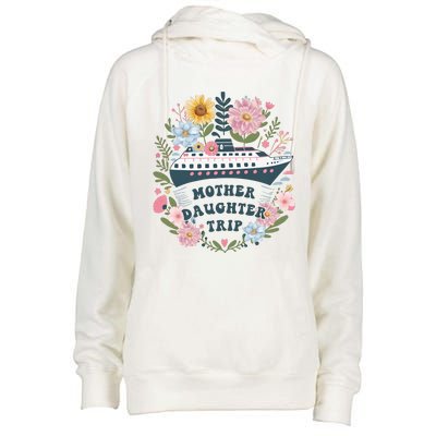 Matching Mother Daughter Cruise Family Trip Womens Funnel Neck Pullover Hood