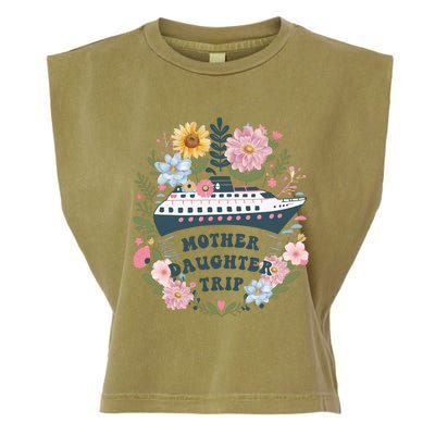 Matching Mother Daughter Cruise Family Trip Garment-Dyed Women's Muscle Tee