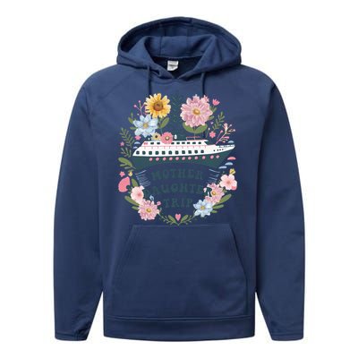 Matching Mother Daughter Cruise Family Trip Performance Fleece Hoodie