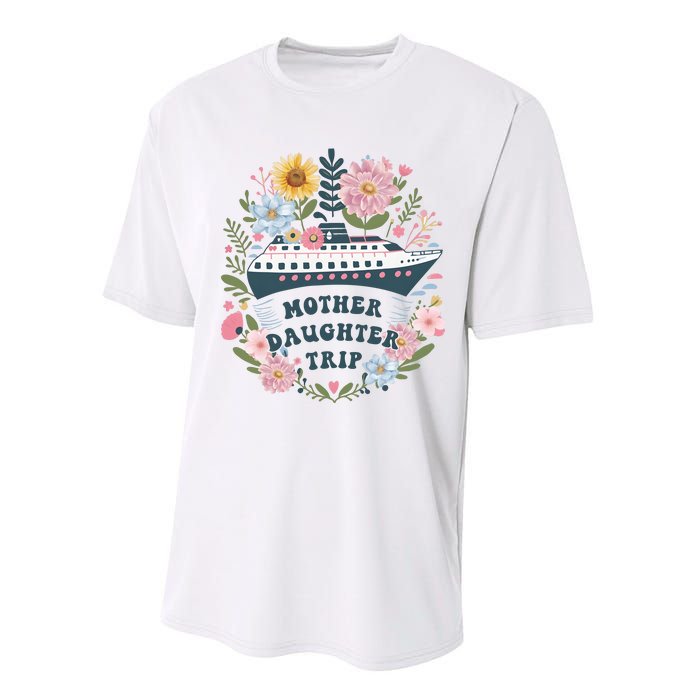 Matching Mother Daughter Cruise Family Trip Performance Sprint T-Shirt