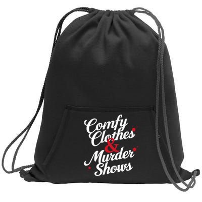 Murder Mystery Detective Documentary True Crime Sweatshirt Cinch Pack Bag