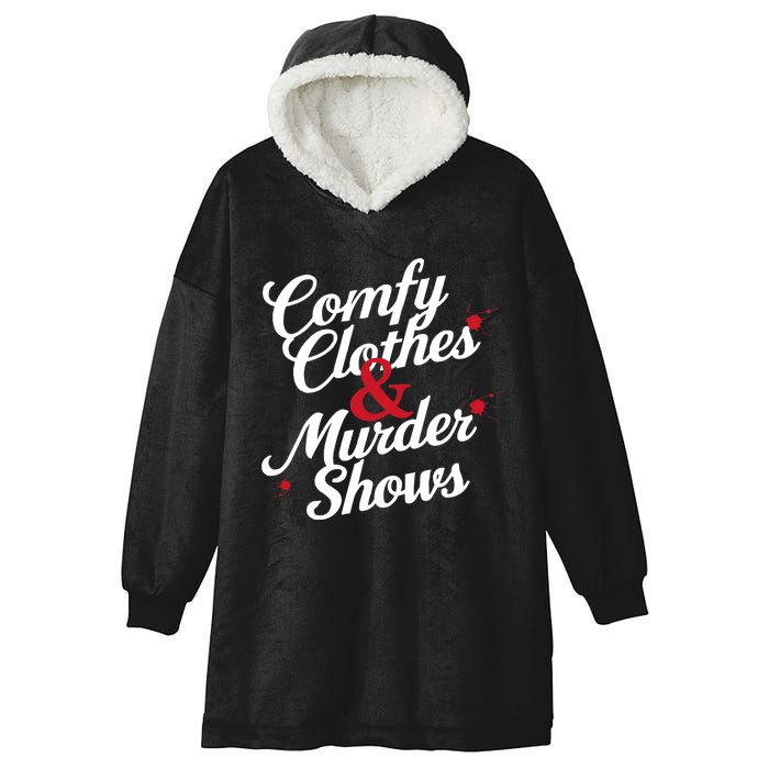 Murder Mystery Detective Documentary True Crime Hooded Wearable Blanket