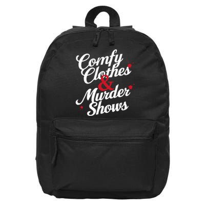 Murder Mystery Detective Documentary True Crime 16 in Basic Backpack