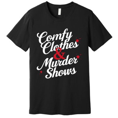 Murder Mystery Detective Documentary True Crime Premium T-Shirt