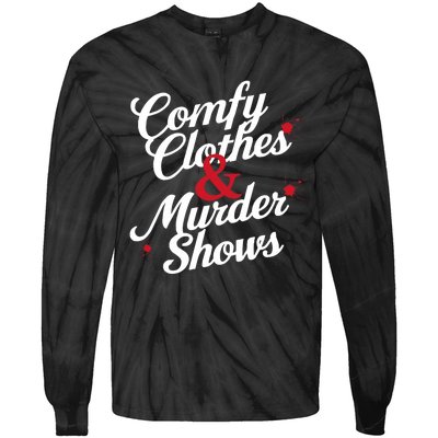 Murder Mystery Detective Documentary True Crime Tie-Dye Long Sleeve Shirt