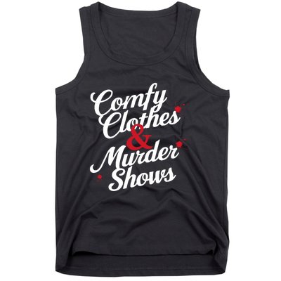 Murder Mystery Detective Documentary True Crime Tank Top