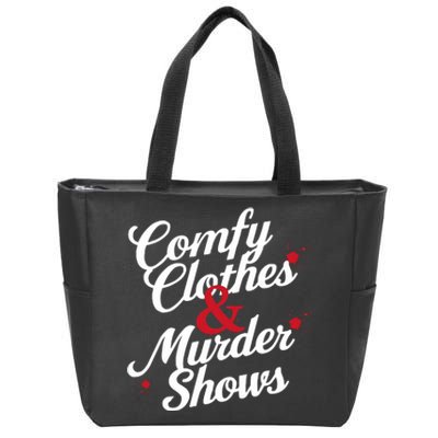 Murder Mystery Detective Documentary True Crime Zip Tote Bag