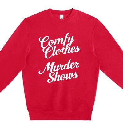 Murder Mystery Detective Documentary True Crime Premium Crewneck Sweatshirt