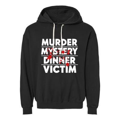 Murder Mystery Detective Documentary True Crime Garment-Dyed Fleece Hoodie