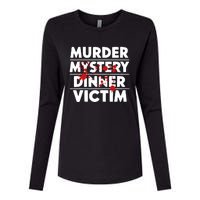 Murder Mystery Detective Documentary True Crime Womens Cotton Relaxed Long Sleeve T-Shirt