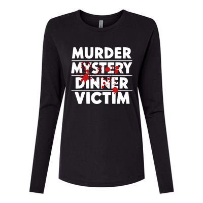 Murder Mystery Detective Documentary True Crime Womens Cotton Relaxed Long Sleeve T-Shirt